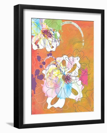 Hawaiian floral-Jan Weiss-Framed Art Print