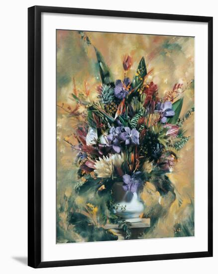 Hawaiian Flowers-Deborah Roundtree-Framed Art Print