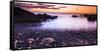 Hawaiian Green Sea Turtles on a Lava Beach at Sunset, Kohala Coast, the Big Island, Hawaii-Russ Bishop-Framed Stretched Canvas