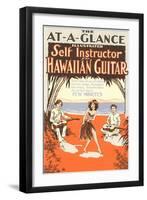 Hawaiian Guitar Instructions-null-Framed Art Print