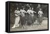 Hawaiian Hula Dancers-null-Framed Stretched Canvas