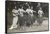 Hawaiian Hula Dancers-null-Framed Stretched Canvas