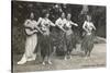 Hawaiian Hula Dancers-null-Stretched Canvas