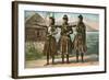 Hawaiian Hula Dancers-null-Framed Art Print