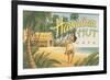 Hawaiian Hut Cafe-Kerne Erickson-Framed Premium Giclee Print