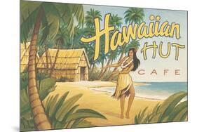 Hawaiian Hut Cafe-Kerne Erickson-Mounted Art Print