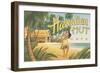 Hawaiian Hut Cafe-Kerne Erickson-Framed Art Print