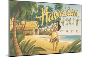 Hawaiian Hut Cafe-Kerne Erickson-Mounted Art Print