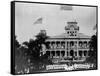 Hawaiian Island Annexation Ceremony-null-Framed Stretched Canvas