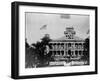 Hawaiian Island Annexation Ceremony-null-Framed Premium Photographic Print