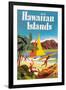 Hawaiian Islands Poster-null-Framed Art Print