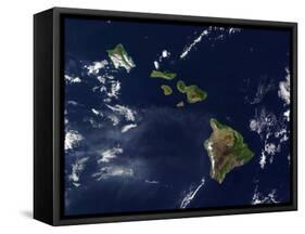 Hawaiian Islands-Stocktrek Images-Framed Stretched Canvas