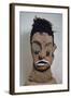 Hawaiian Mask with Human Hair-null-Framed Photographic Print