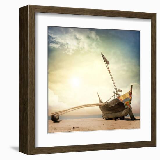 Hawaiian Memories VII-null-Framed Art Print