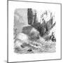 Hawaiian Men Surfing Using Wooden Boards, C1895-null-Mounted Giclee Print