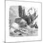 Hawaiian Men Surfing Using Wooden Boards, C1895-null-Mounted Giclee Print