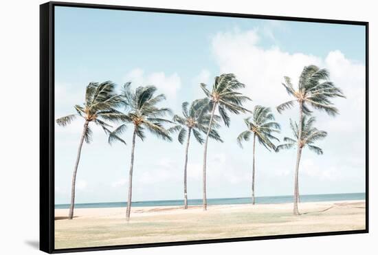 Hawaiian Palm Trees-Elena Chukhlebova-Framed Stretched Canvas