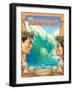 Hawaiian Surfers-Kerne Erickson-Framed Art Print