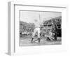 Hawaiian Team playing in Japan, Baseball Photo - Japan-Lantern Press-Framed Art Print