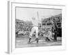 Hawaiian Team playing in Japan, Baseball Photo - Japan-Lantern Press-Framed Art Print