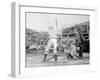 Hawaiian Team playing in Japan, Baseball Photo - Japan-Lantern Press-Framed Art Print