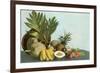 Hawaiian Tropical Fruits-null-Framed Premium Giclee Print