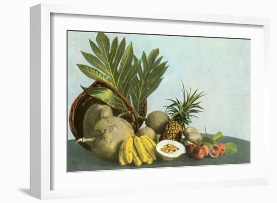 Hawaiian Tropical Fruits-null-Framed Art Print