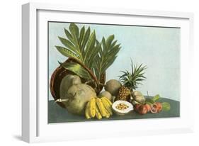 Hawaiian Tropical Fruits-null-Framed Art Print