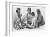 Hawaiian Women & Child Eating Poi-Kean Collection-Framed Photographic Print