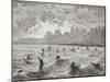 Hawaiians Surfing, Illustration from 'The World in the Hands', Engraved by Charles Barbant…-Édouard Riou-Mounted Giclee Print