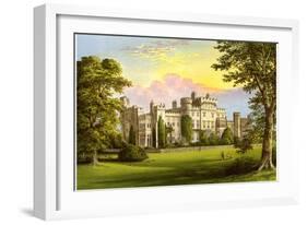 Hawarden Castle, Flintshire, Wales, Home of William Gladstone, C1880-Benjamin Fawcett-Framed Giclee Print