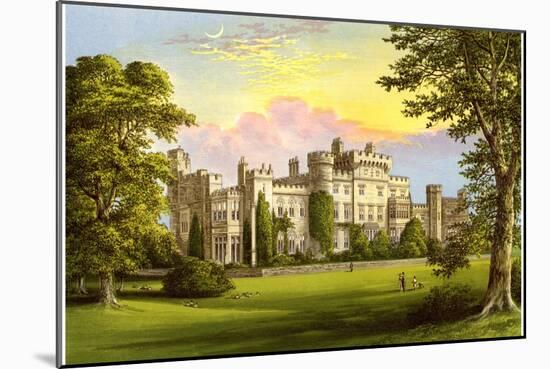 Hawarden Castle, Flintshire, Wales, Home of William Gladstone, C1880-Benjamin Fawcett-Mounted Giclee Print