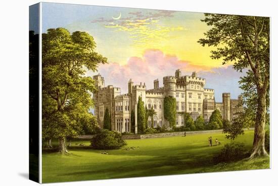 Hawarden Castle, Flintshire, Wales, Home of William Gladstone, C1880-Benjamin Fawcett-Stretched Canvas