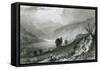 Hawes Water, Lake District-Thomas Allom-Framed Stretched Canvas