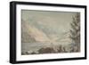 'Hawes Water, Westmorland', c1790, (1935)-Edward Dayes-Framed Giclee Print