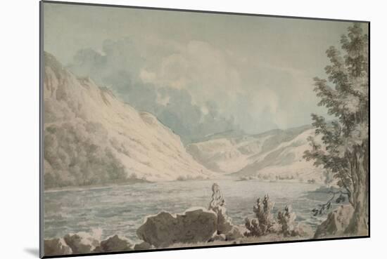 'Hawes Water, Westmorland', c1790, (1935)-Edward Dayes-Mounted Giclee Print