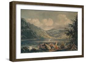 'Hawes Water, Westmorland', c1790, (1935)-Edward Dayes-Framed Giclee Print