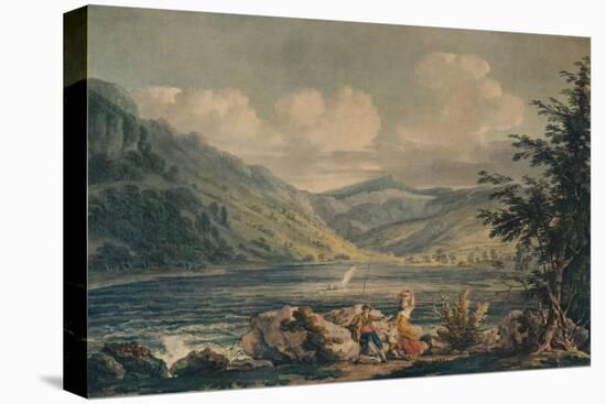 'Hawes Water, Westmorland', c1790, (1935)-Edward Dayes-Stretched Canvas