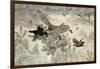 Hawk and Black Game, 1884-Bruno Andreas Liljefors-Framed Giclee Print