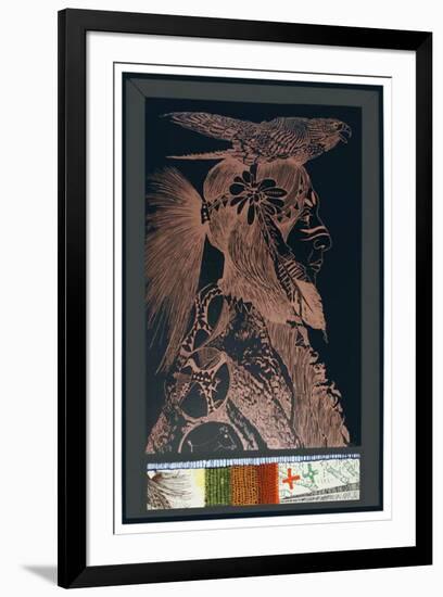 Hawk Dancer-Donald Evvy Crouch-Framed Limited Edition