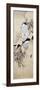 Hawk on Snowy Branch-Zeshin Shibata-Framed Premium Giclee Print