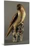 Hawk, Polychrome Enamel Porcelain Statue-null-Mounted Giclee Print