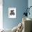 Hawk with Human Inside-Joe Mandur Jr^-Framed Art Print displayed on a wall