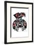 Hawk with Human Inside-Joe Mandur Jr^-Framed Art Print