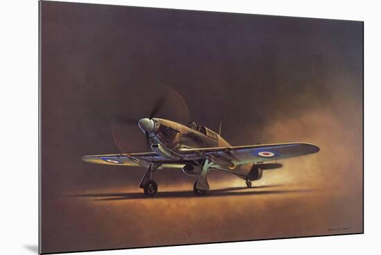 Hawker Hurricane (2D No.6 Squadron)-Barrie A F Clark-Mounted Giclee Print