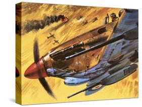 Hawker Hurricane-Wilf Hardy-Stretched Canvas