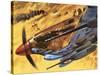 Hawker Hurricane-Wilf Hardy-Stretched Canvas