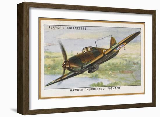 Hawker 'Hurricane'-null-Framed Art Print