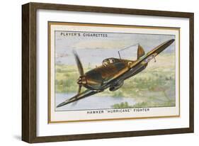 Hawker 'Hurricane'-null-Framed Art Print