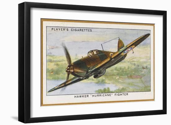 Hawker 'Hurricane'-null-Framed Art Print